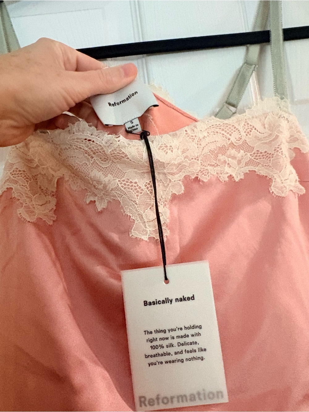 NWT Reformation Emma Rose Silk Dress Size Small - Picture 3 of 3